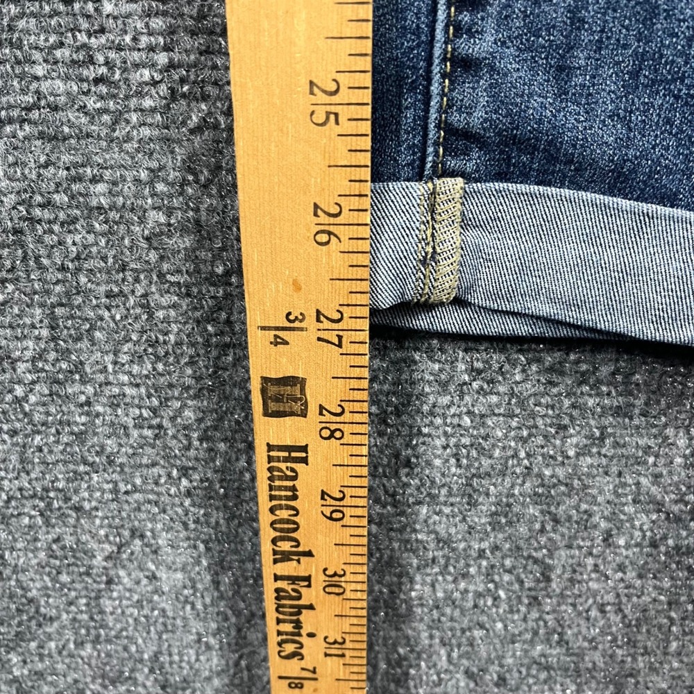 Gap Sexy Boyfriend Fit Jeans Womens 10/30R Blue Medium Wash Cuffed Denim Pants - Picture 7 of 9